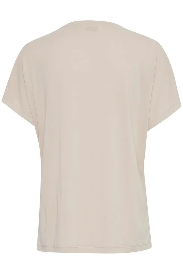 B.young Byperl T-Shirt cement beige