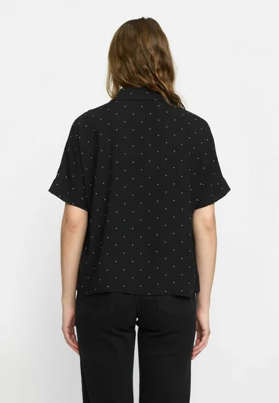 Soft Rebels SRMargot Freedom Bluse, Dot Shirt, black