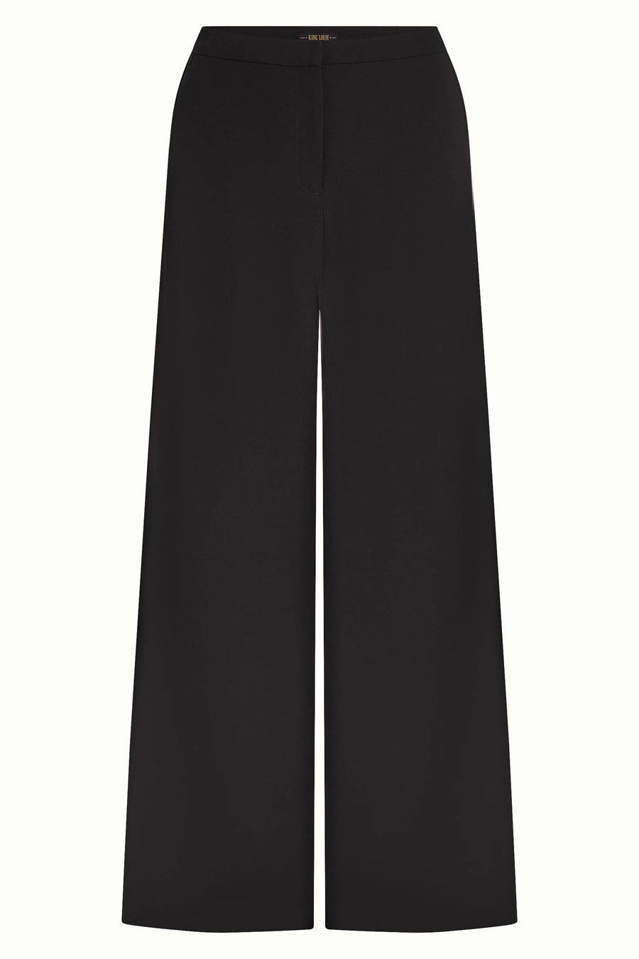 King Louie Peppa Pants Petit Woven Crepe black, schwarze Hose