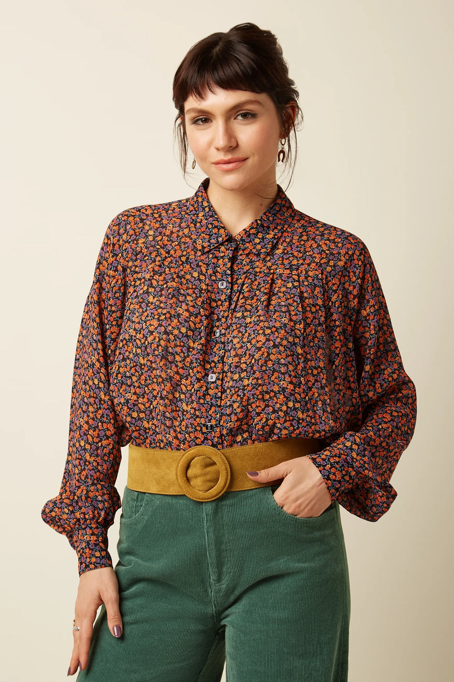 King Louie Wide Belt Taillengürtel, Golden Brown