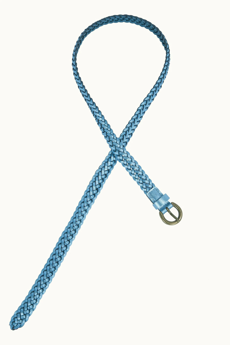 King Louie Glitter Braid Belt Gürtel Cameo Green, blau
