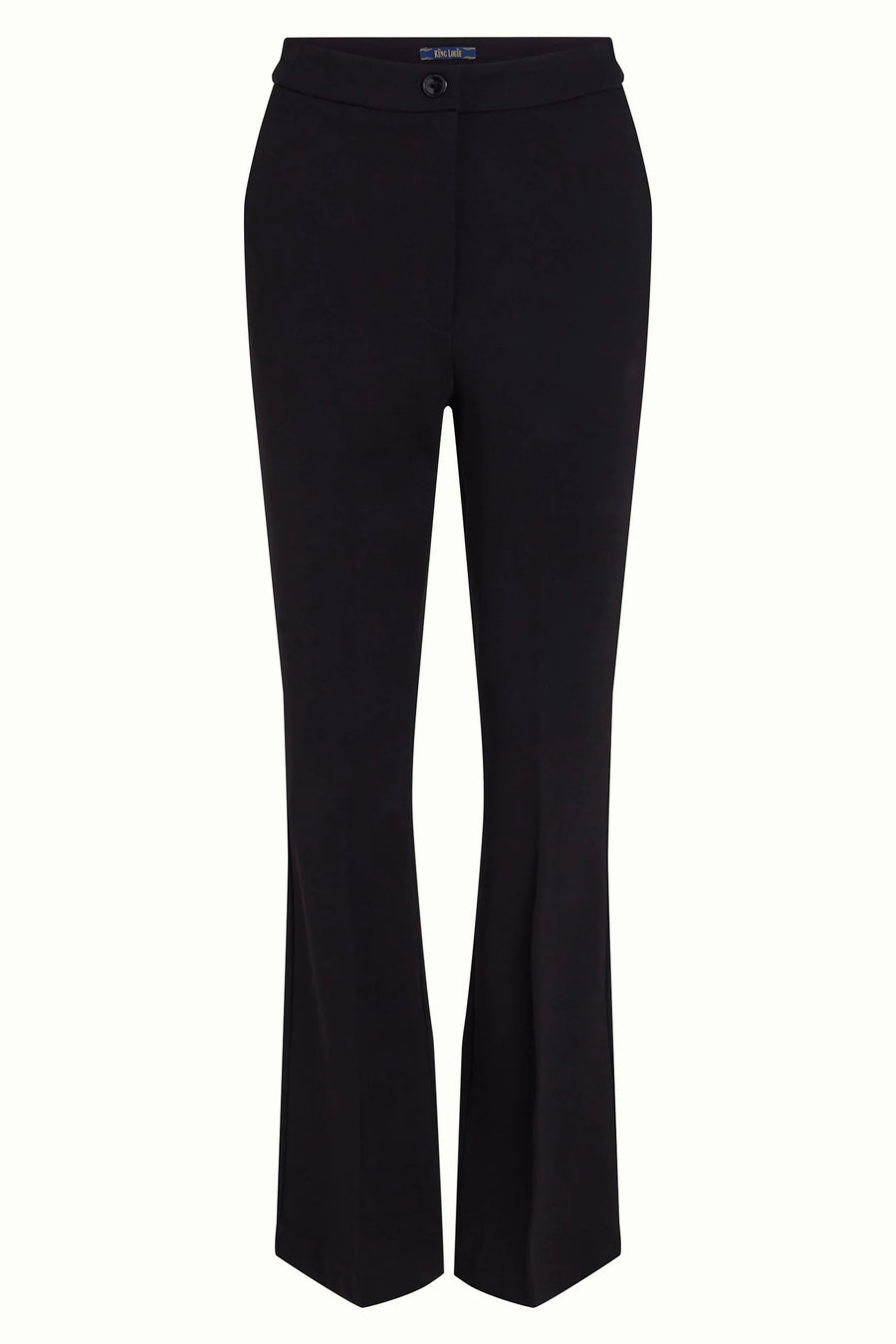 King Louie Marcie Flared Trousers Stoffhose mit Schlag, Aurora black