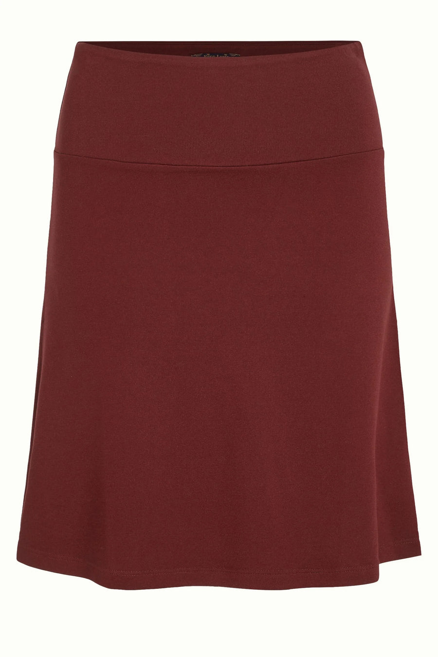 King Louie Border Skirt Milano Uni beet red, weinrot Rock