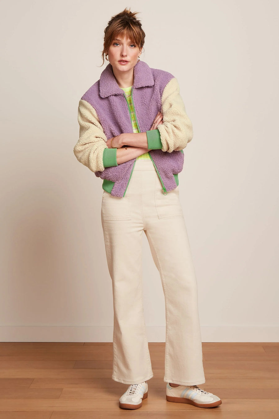 KIng Louie Fay Jacke Teddy Sheer Lilac