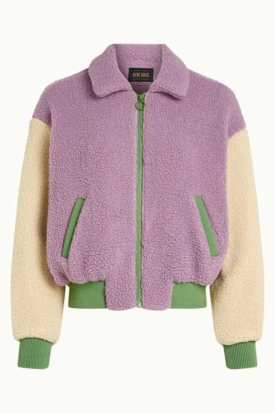 KIng Louie Fay Jacke Teddy Sheer Lilac