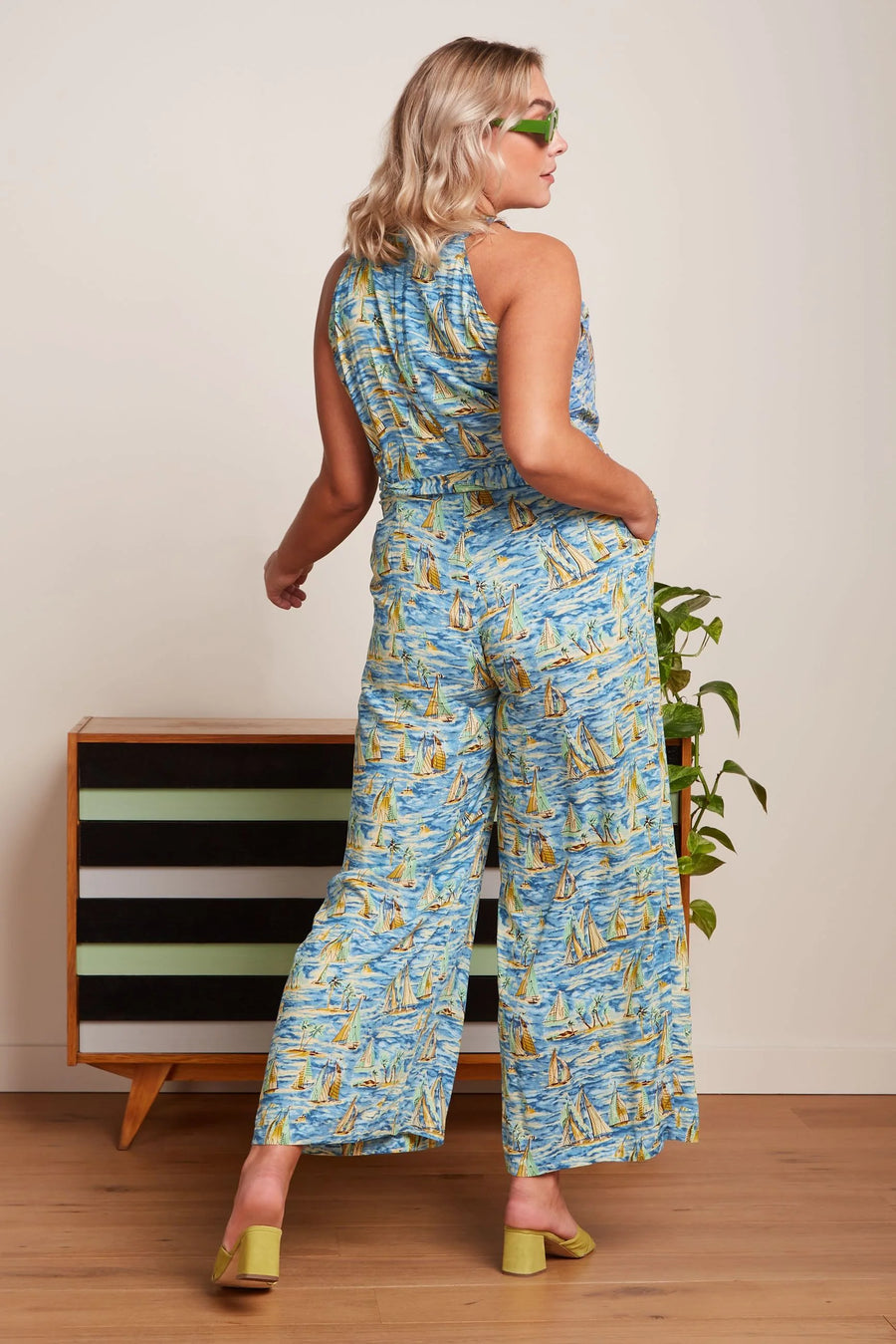 King Louie Jumpsuit Virna moonlight blue