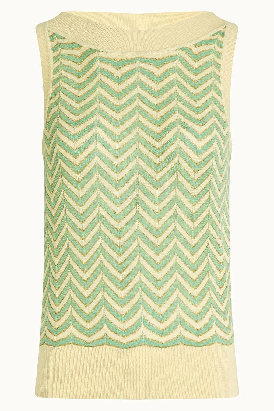 King Louie Nicky Top Hoops, Stricktop, cream mint