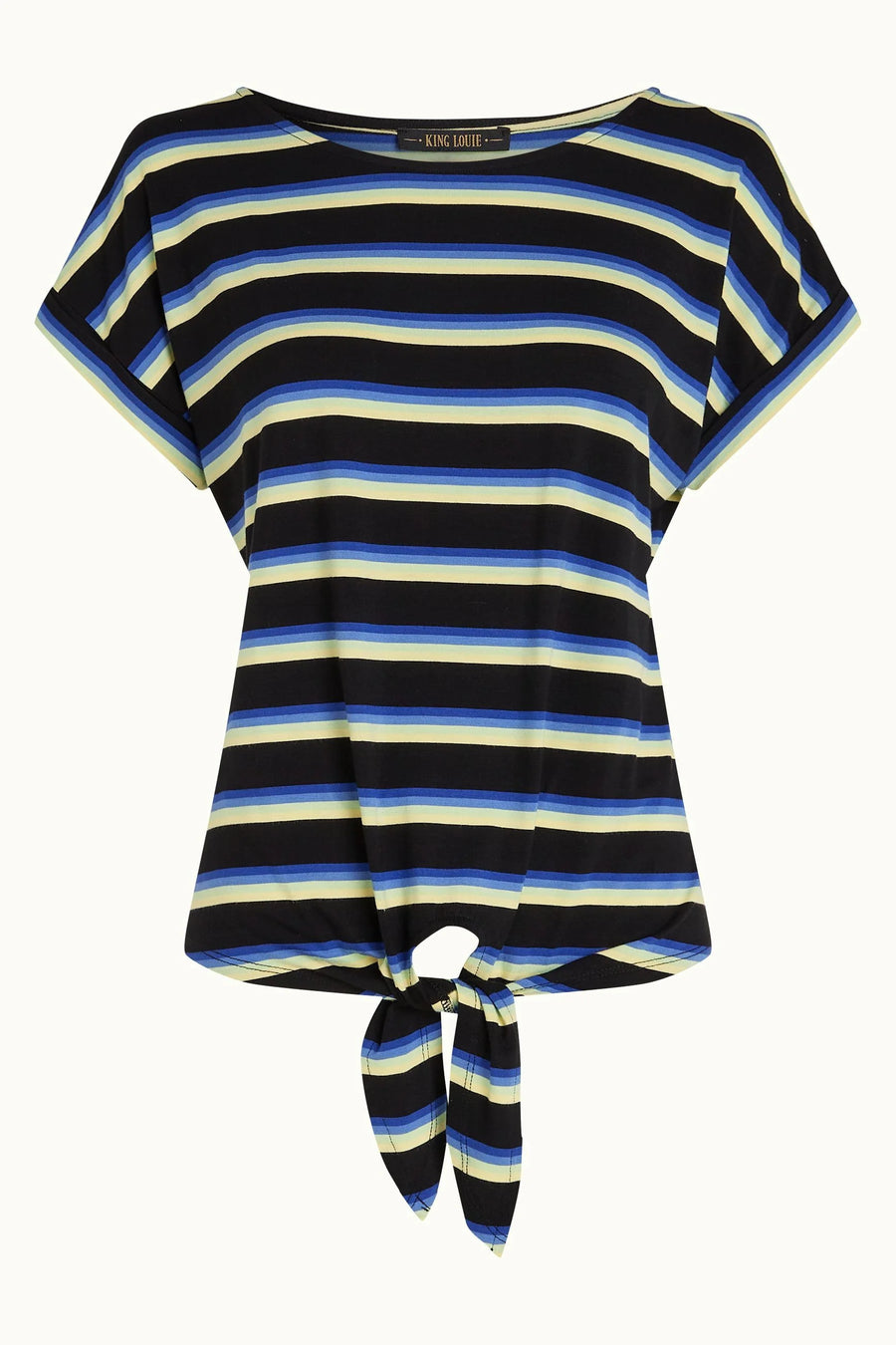 King Louie Aria Knot Top Embla Stripe black