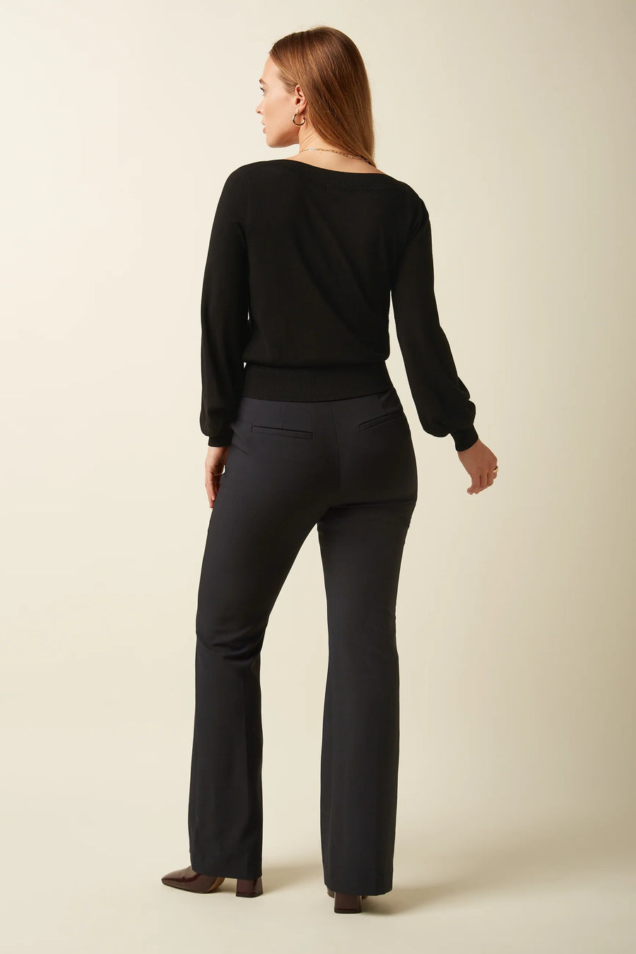 King Louie Audrey Bell Top Azzy Pullover black