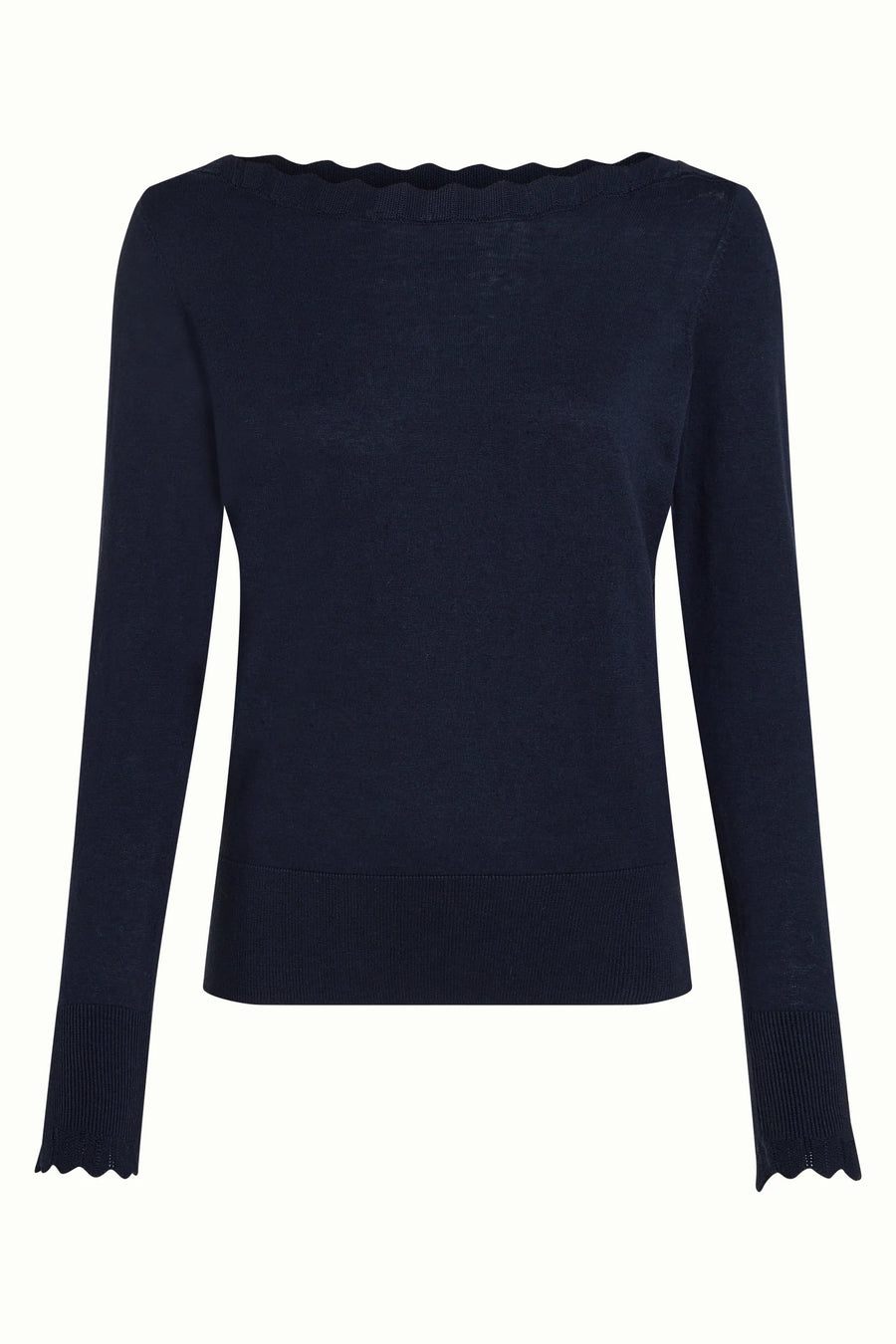 King Louie Audrey Top Cocoon, blue, Pullover