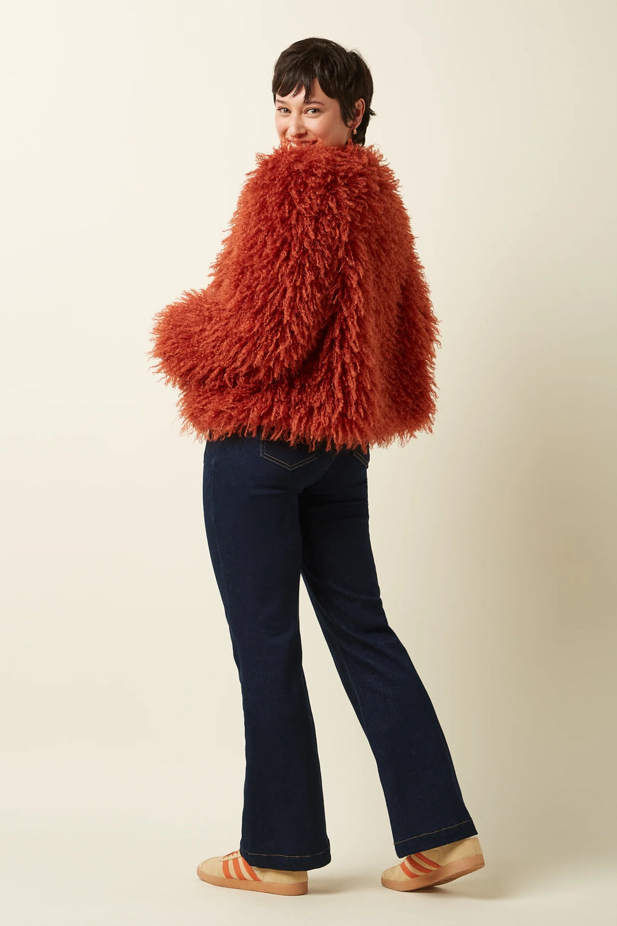 King Louie Paloma Coat Empire, Jacke, rio red