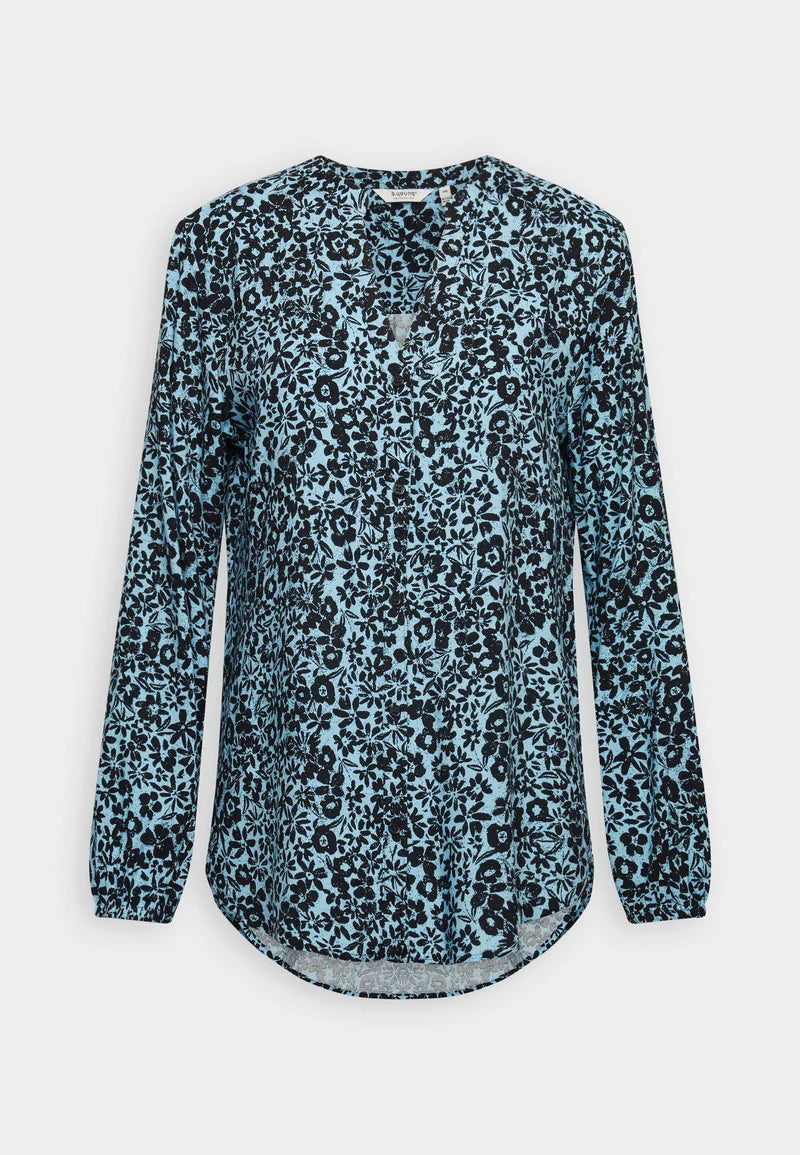 B.young Byjosa VNeck Shirt, Bluse, Blue Bell mix