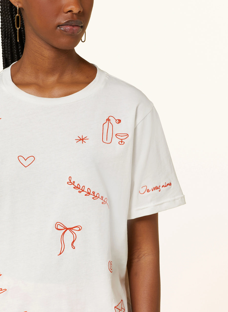 ICHI Imajou T-Shirt cloud dancer