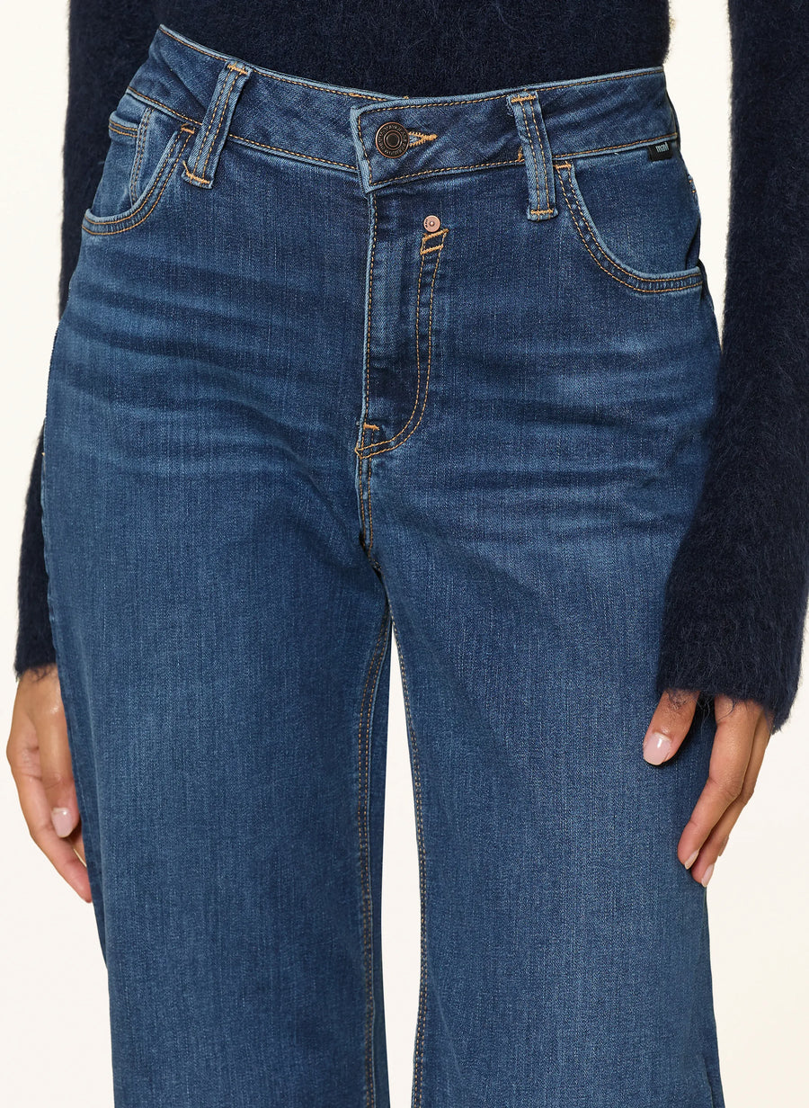 Mavi Jeans Ibiza, dark brushed str, Low Rise, Loose Straight