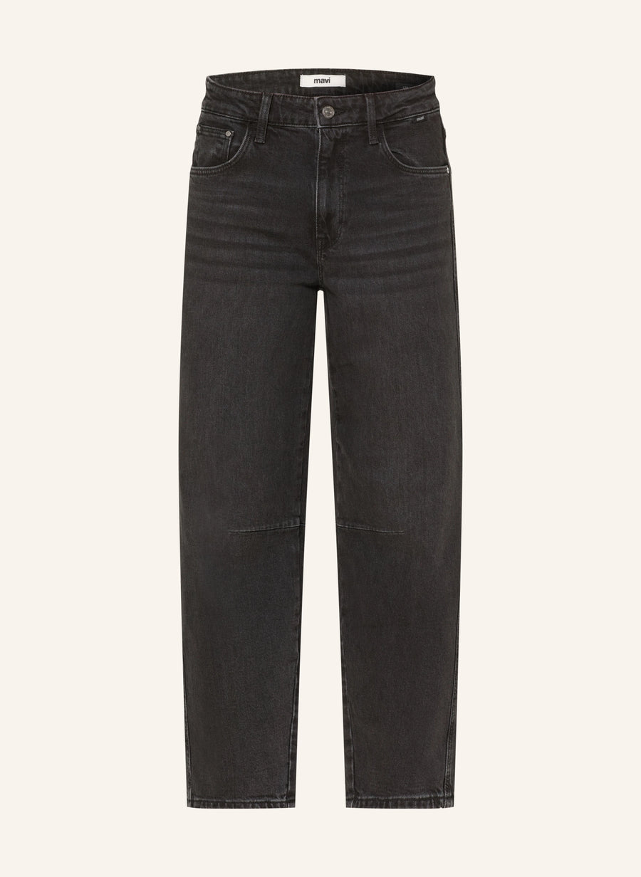 Mavi Leila W/Cut, High Rise/ Baggy, dark smoke 90`s