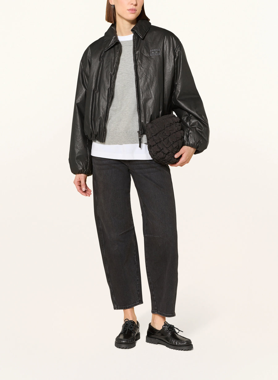 Mavi Leila W/Cut, High Rise/ Baggy, dark smoke 90`s