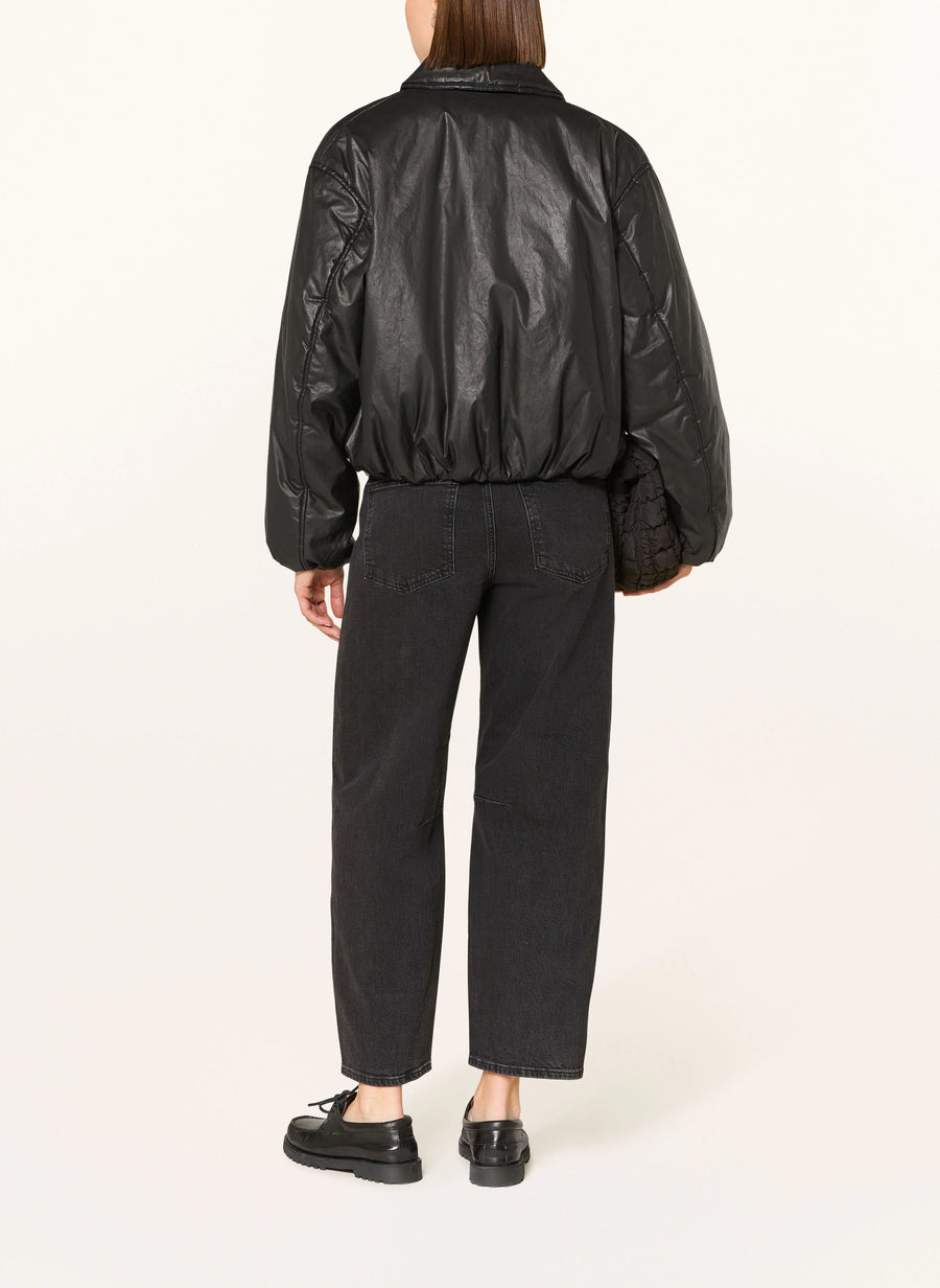 Mavi Leila W/Cut, High Rise/ Baggy, dark smoke 90`s