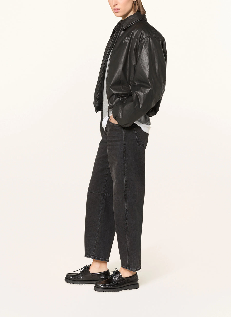 Mavi Leila W/Cut, High Rise/ Baggy, dark smoke 90`s