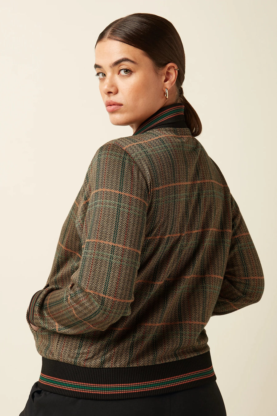 King Louie Cleo Jacket Luton black kariert, Blousonjacke