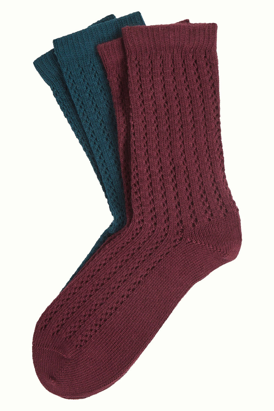 King Louie Socks 2er Pack Ajour Porto Red