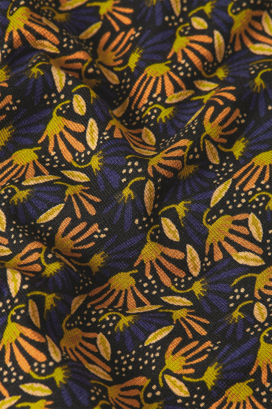 King Louie Maisie Blouse Mirth Jersey, Rhodonite Blue