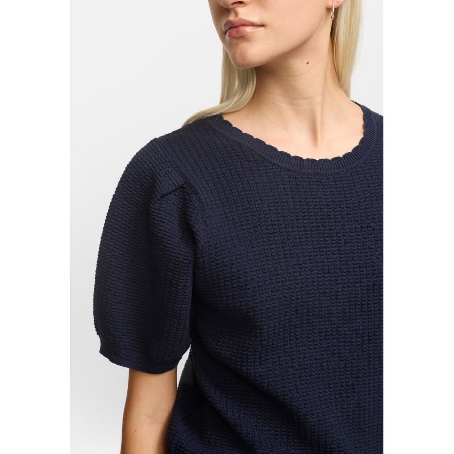 Soft Rebels SRMay Strickpulli Kurzarm, total eclipse