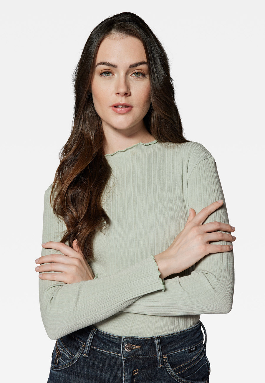 Mavi Langarmshirt aqua grey mint