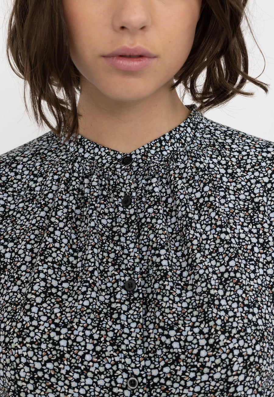 Soft Rebels Sranna Bluse multi flower blue black