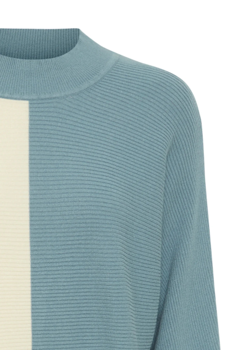 Fransa Frcemelange Pullover blau weiß