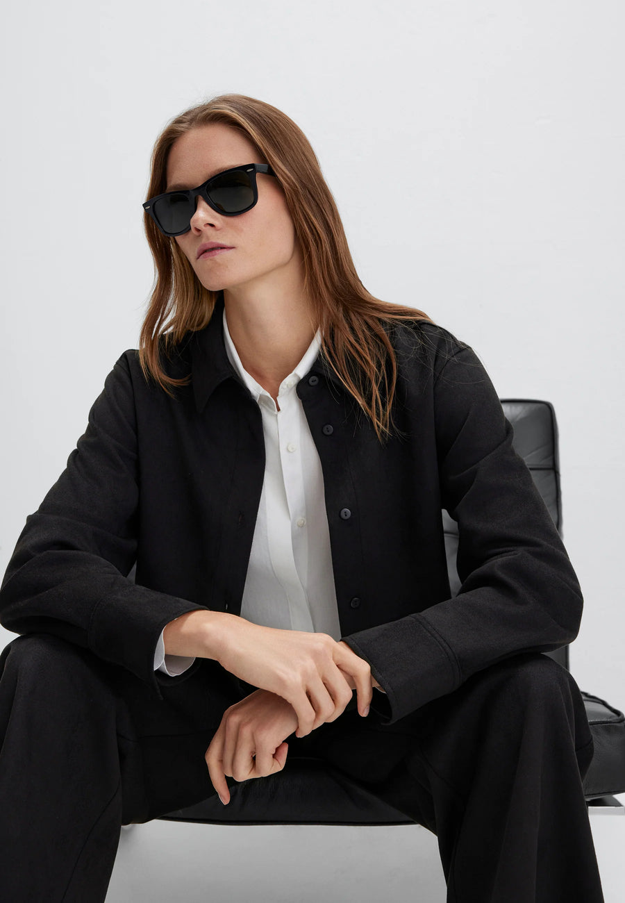 Mavi Jacke schwarz, Velour