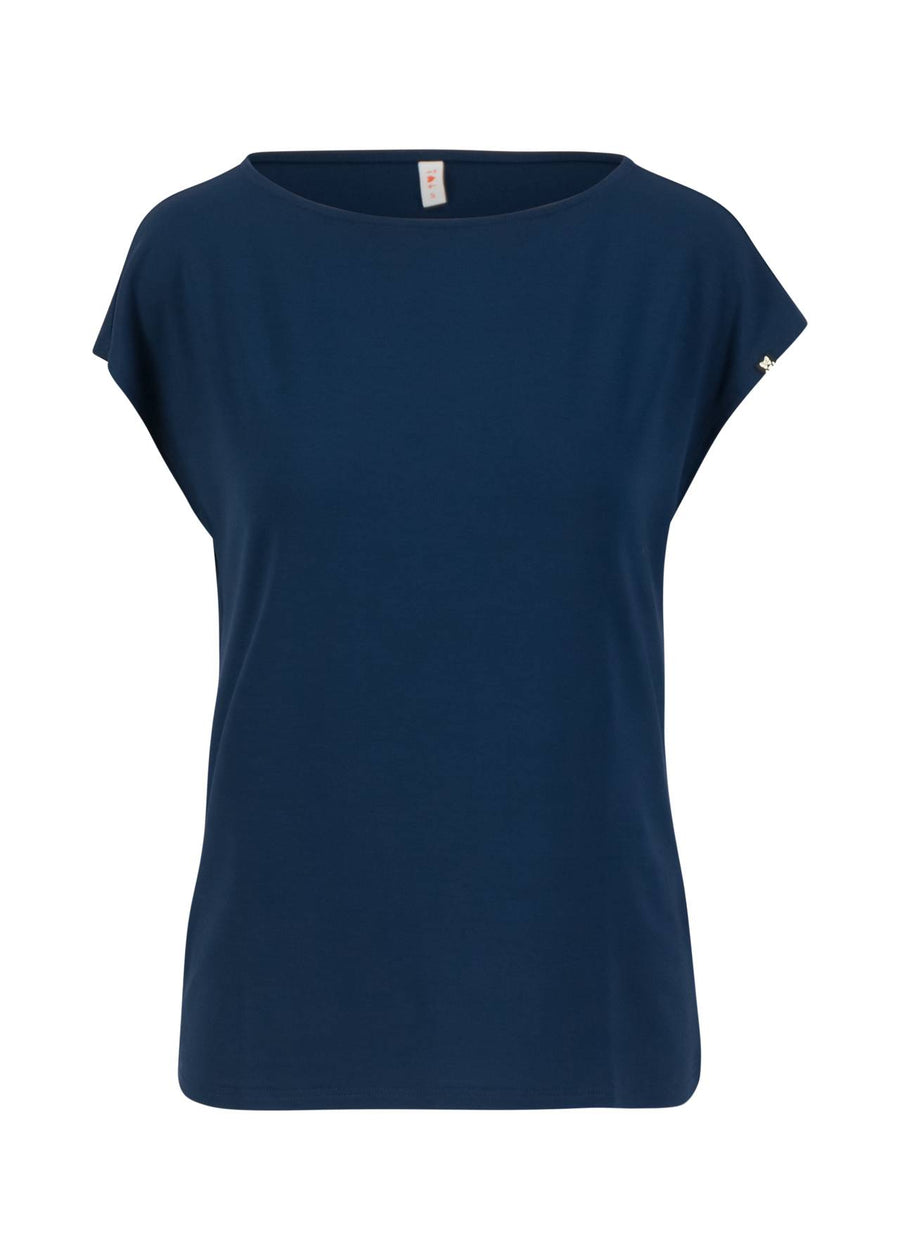Blutsgeschwister Breezy Flowgirl T-Shirt, inner cornflower blue