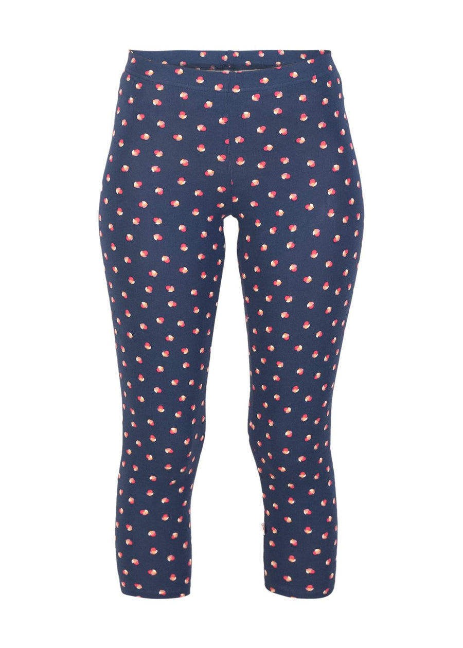 Blutsgeschwister Cropped Laune Legs beetle flower blau, Leggings
