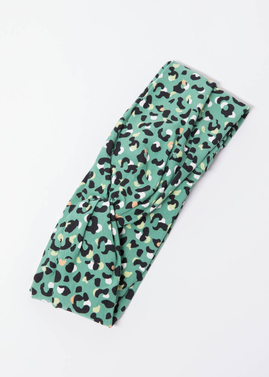 Blutsgeschwister Haarband Hot Knot Wrap wild leo green