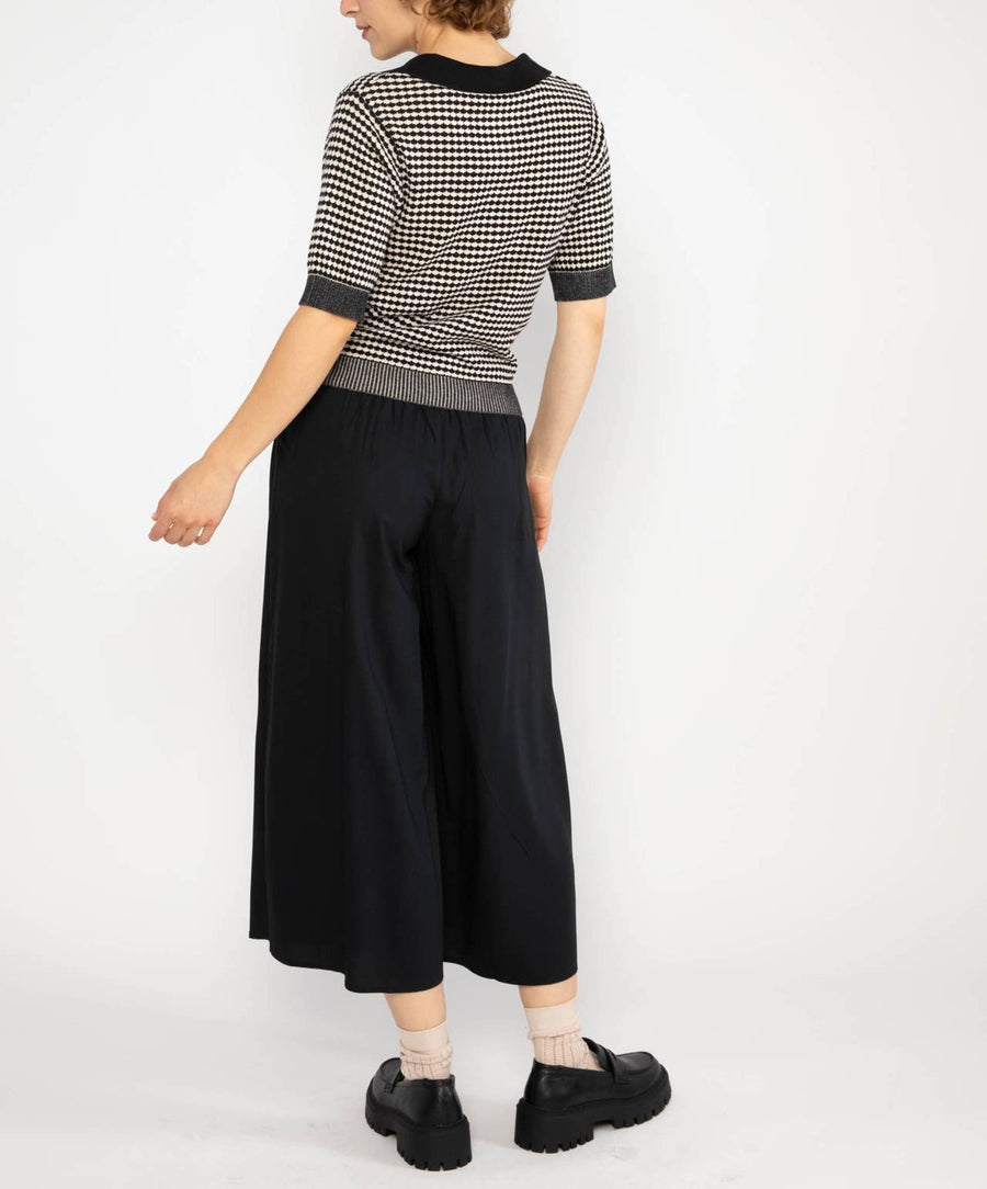 Blutsgeschwister In Full Bloom black brush Culotte schwarz