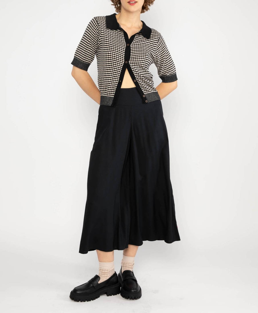 Blutsgeschwister In Full Bloom black brush Culotte schwarz