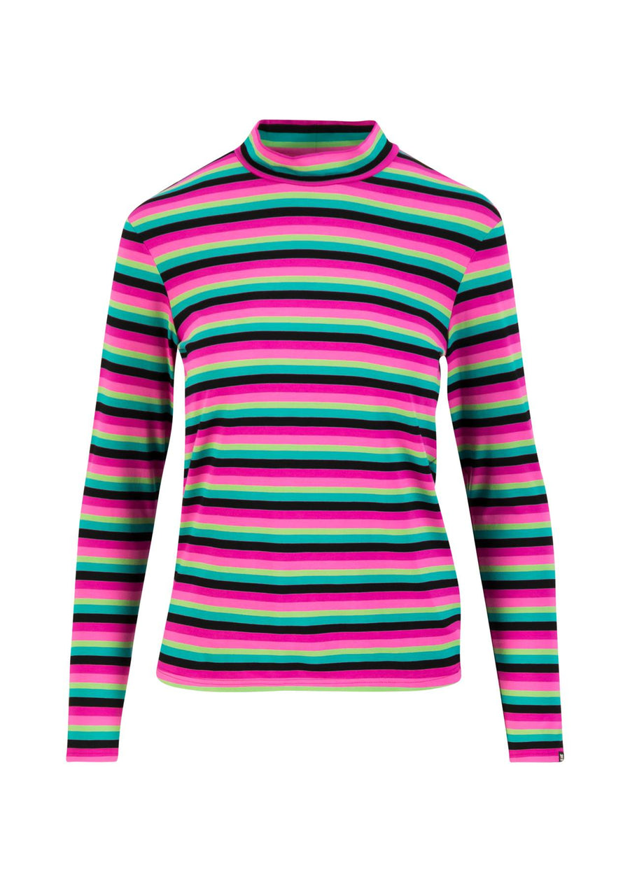 Blutsgeschwister Lonely Lips Turtle, magical rainbow stripe, Langarmshirt