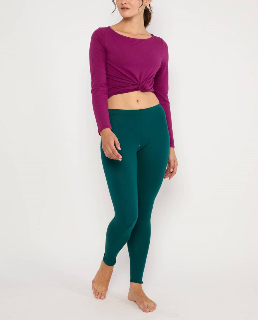 Blutsgeschwister Lovely Legs teal pearl, petrol Leggings