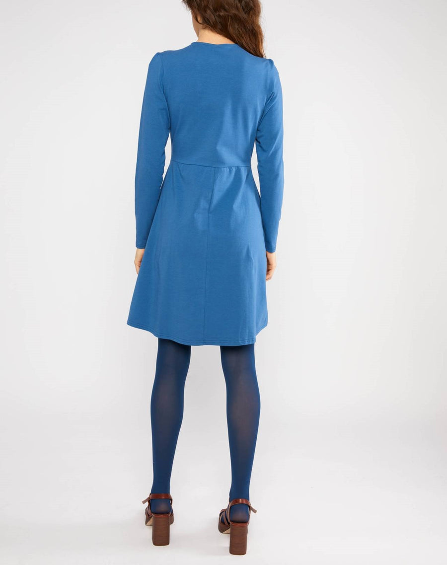 Blutsgeschwister Kleid Lucky Mrs. Lovely Western mountain clouds blue