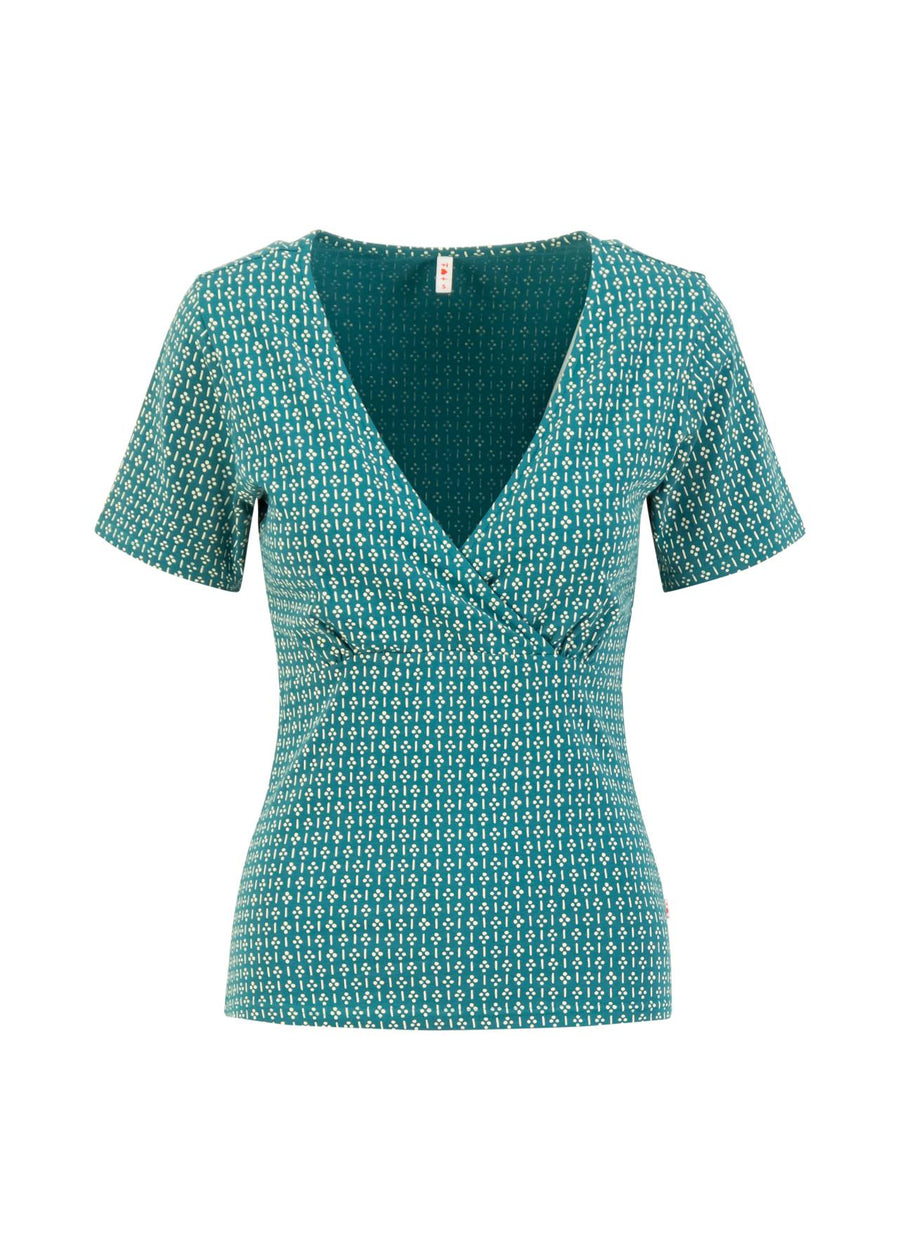 Blutsgeschwister Mon Soleil Cache, Shirt, dot and dash petrol