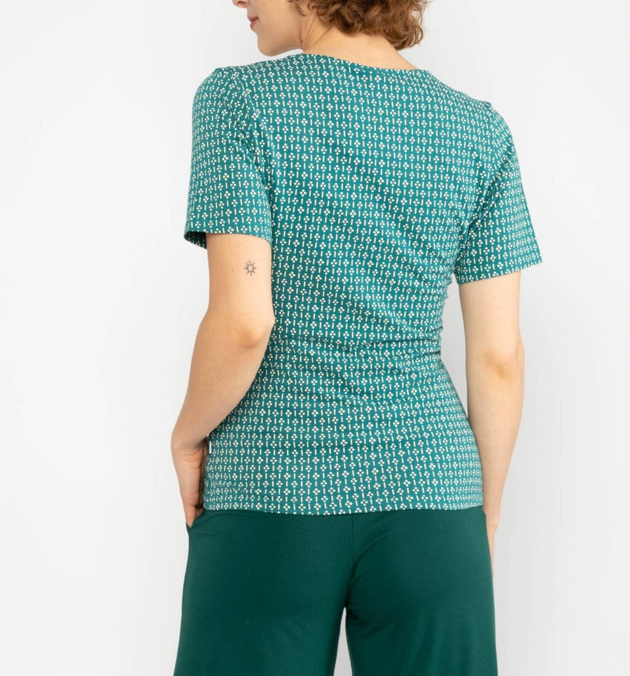 Blutsgeschwister Mon Soleil Cache, Shirt, dot and dash petrol