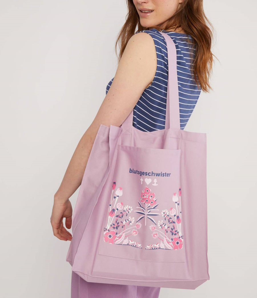 Blutsgeschwister One for All lavender charm Jutebeutel, Tasche