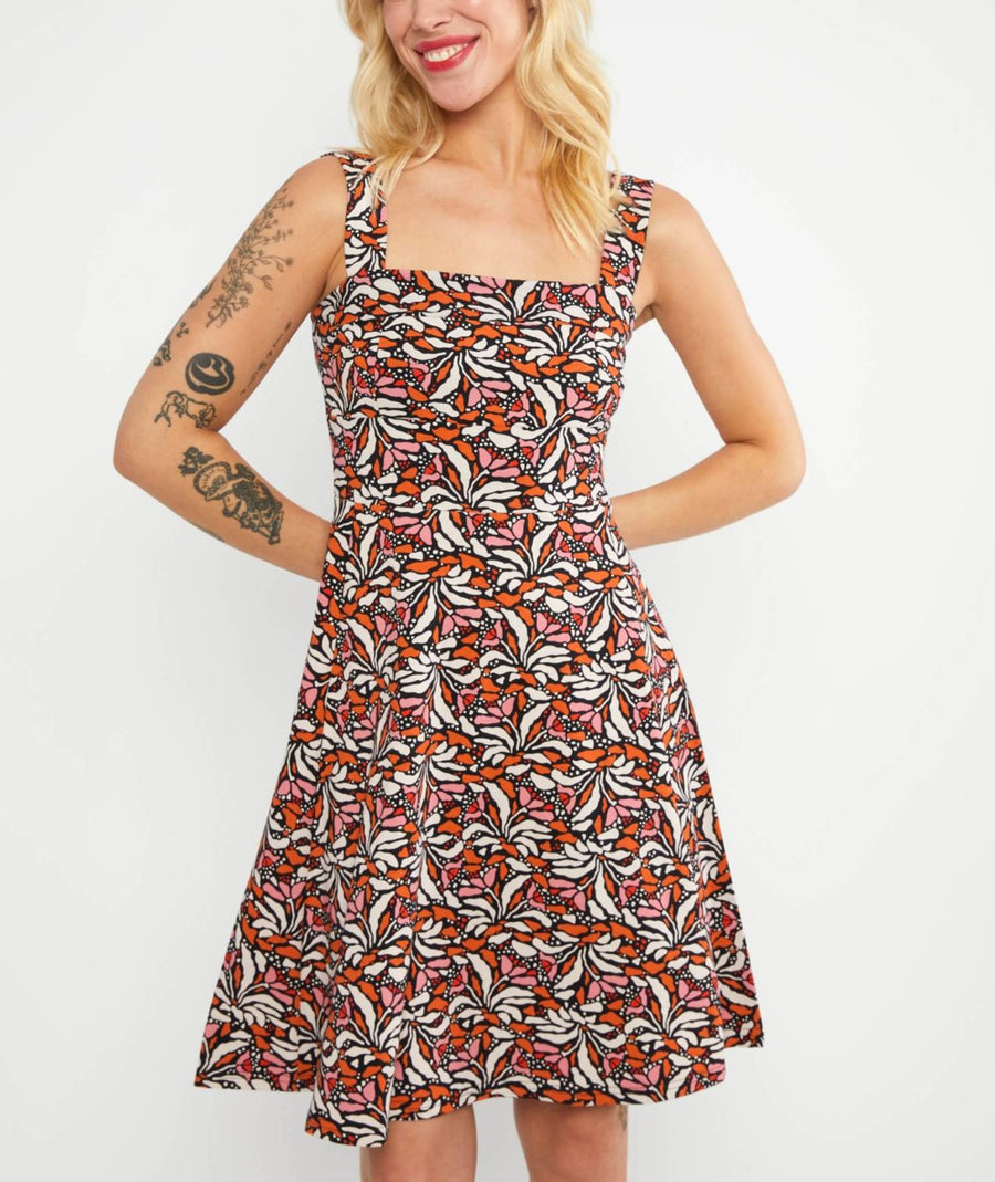 Blutsgeschwister Strapteasererette Kleid, zippy zebra