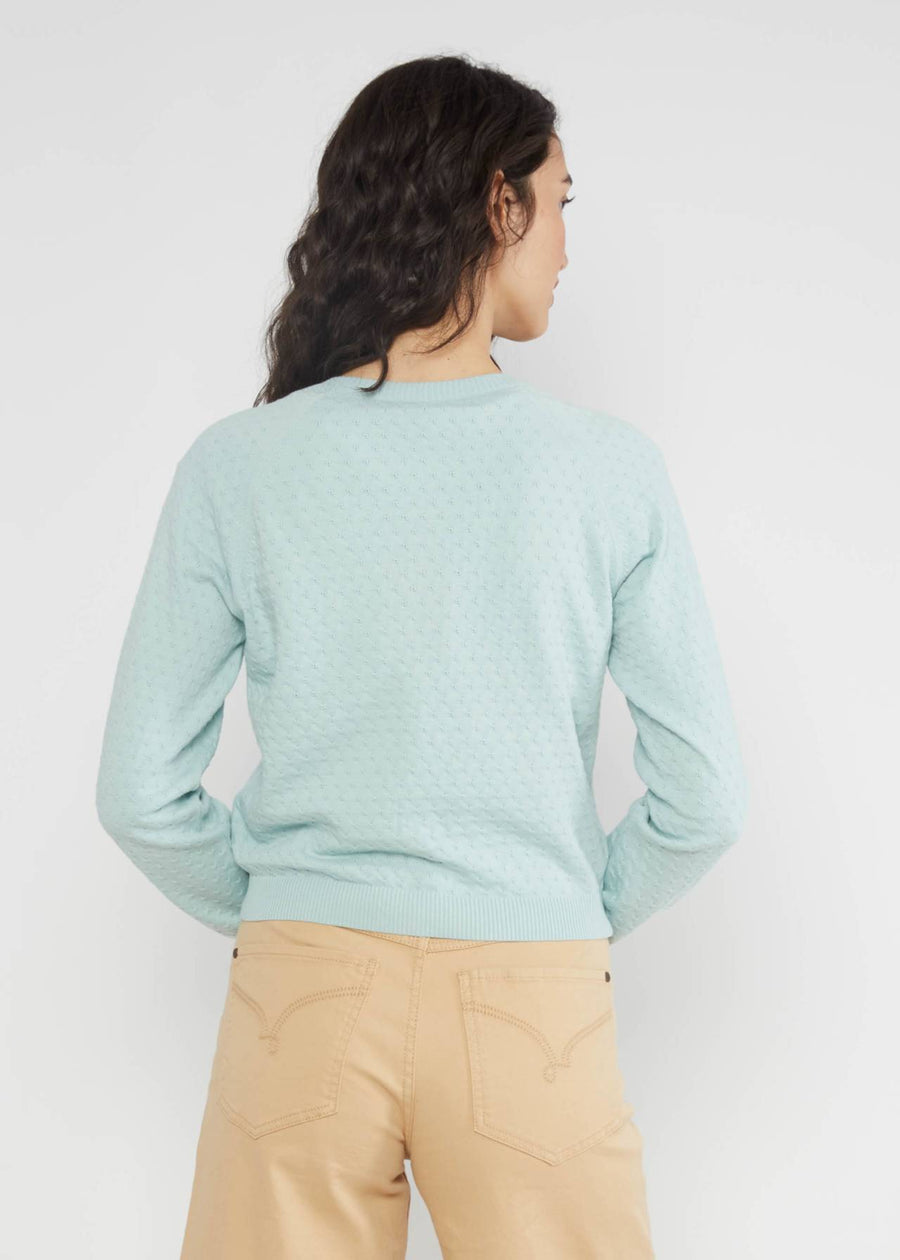 Blutsgeschwister Sweet Knit Cardigan blue chalcedony