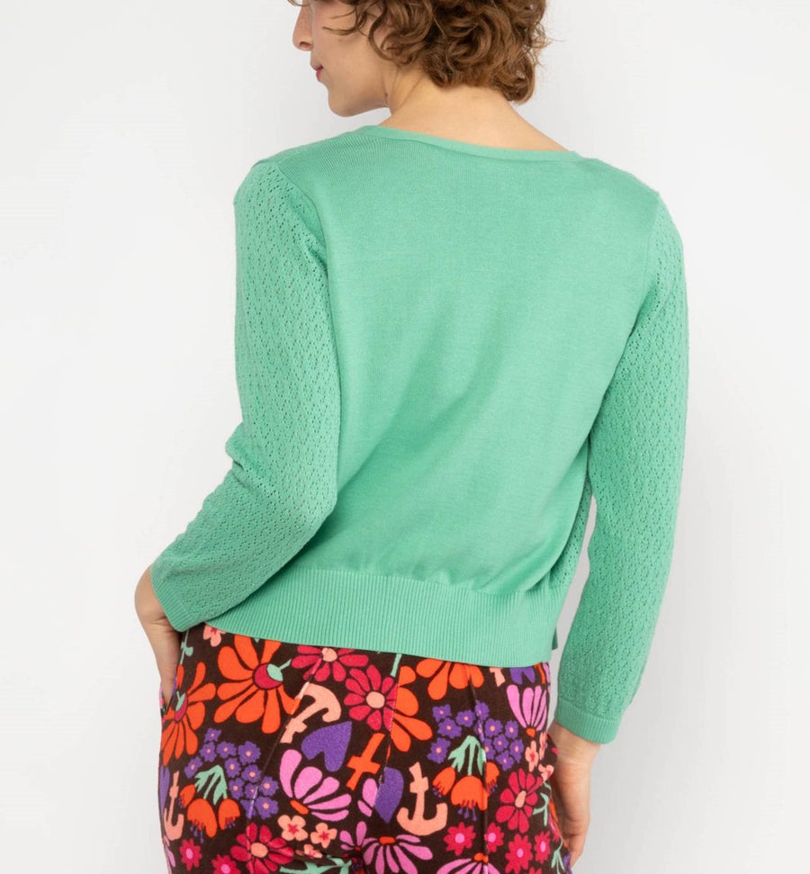 Blutsgeschwister Cardigan Sweet Petite mint cordil green