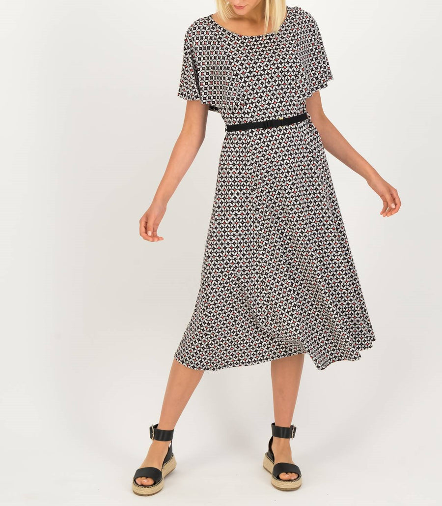 Blutsgeschwister Veranda Tales minimal cherry party Midikleid