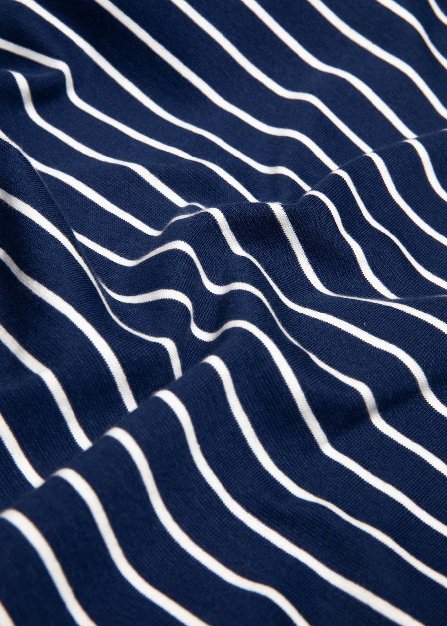 Blutsgeschwister Stereo Rainbow Turtle ahoy, Longsleeve, sailor blue stripe