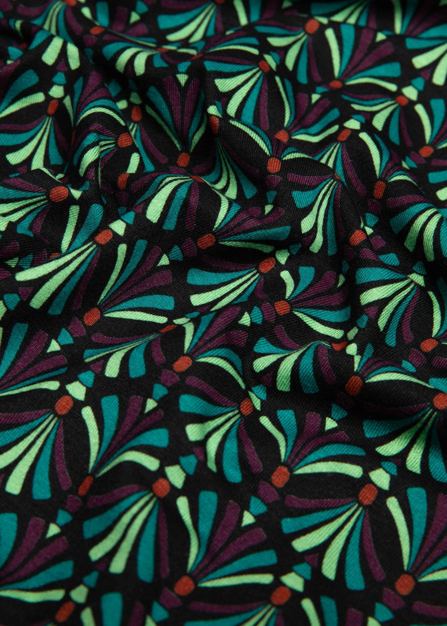 Blutsgeschwister Swing Lovers Kleid, art of magic, green