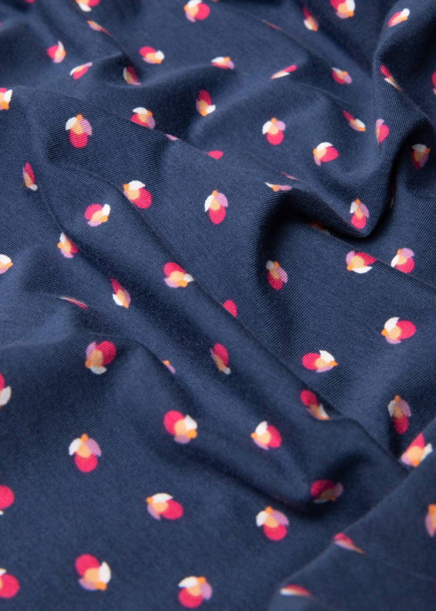 Blutsgeschwister Cropped Laune Legs beetle flower blau, Leggings