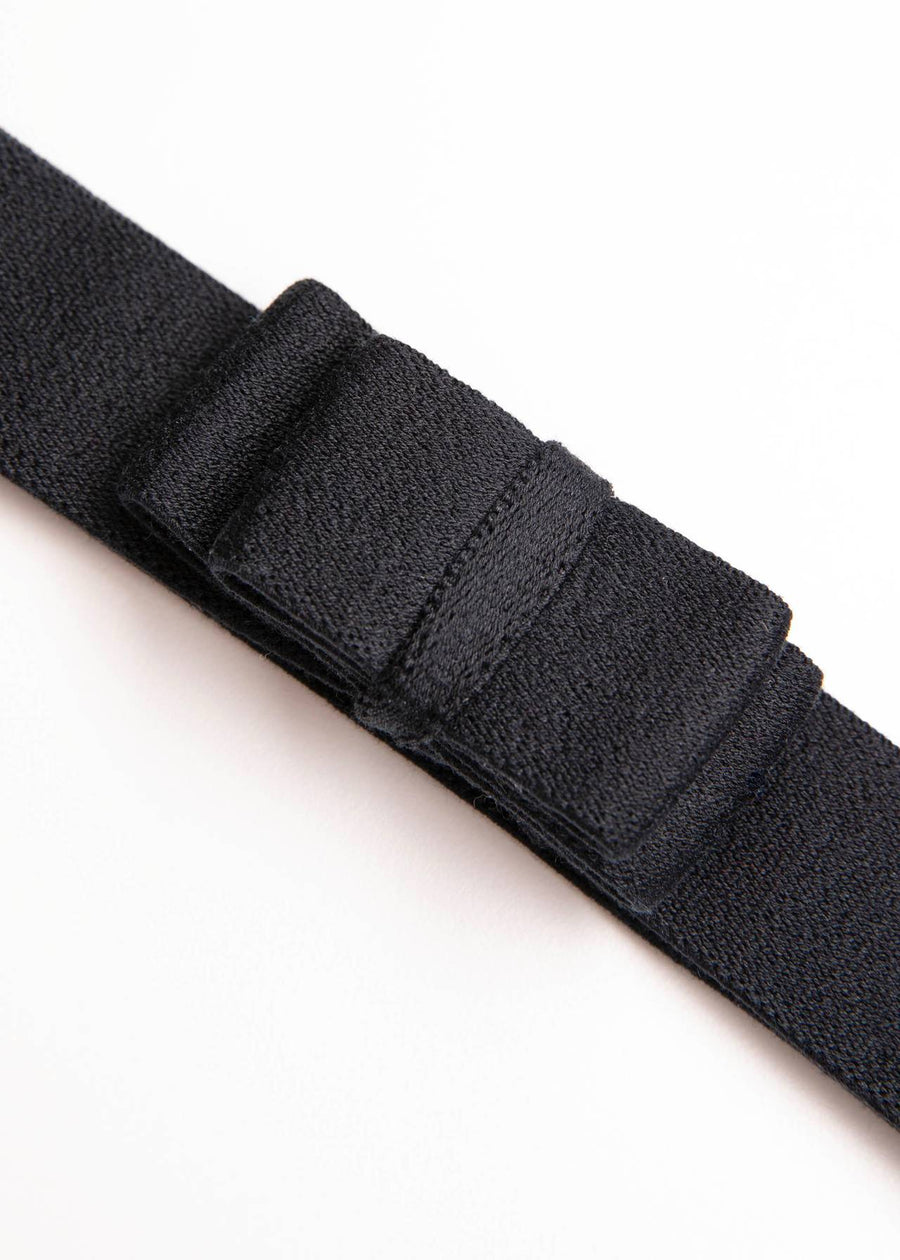 Blutsgeschwister Fantastic Elastic Bow happy black belts, Gürtel schwarz