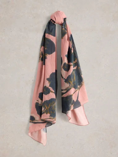 White Stuff Canyon Flower Scarf Tuch pink mlt